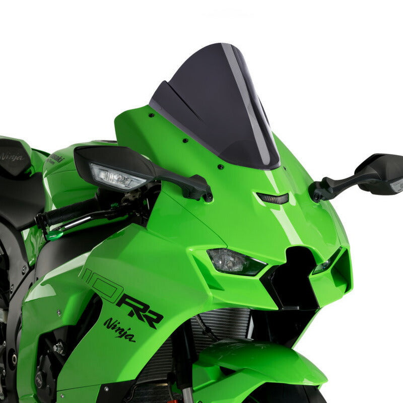Windschild Puig Z-Racing-Scheibe 320 x 285 mm mit ABE für Kawasaki ZX-10R, ZX-10RR Bj. 2021 - 2026