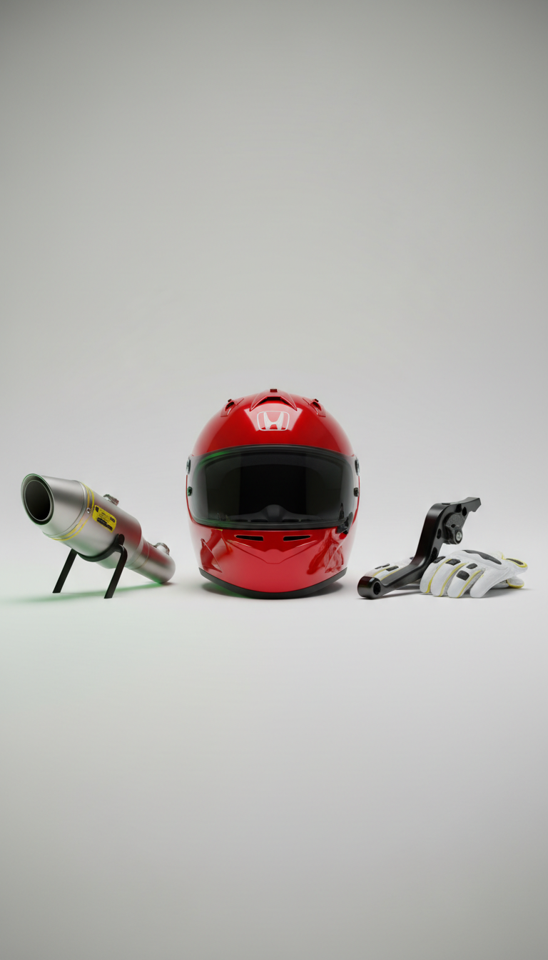 Leichtgewicht-Rennhelm in Championship Red