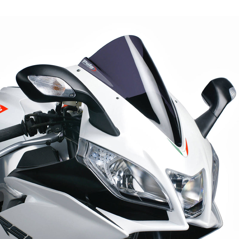 Windschild Puig Z-Racing-Scheibe mit ABE für Aprilia RS125, RSV4, RS4 125, RS4 125 Replica, RSV4 Factory, RSV4 R Bj. 2009 - 2026 – Beispielbild, Farbe kann abweichen