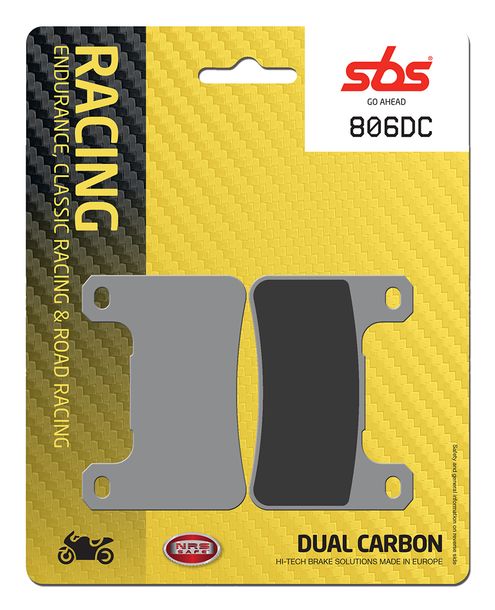 Bremsbeläge SBS 806DC Road Racing Dual Carbon
