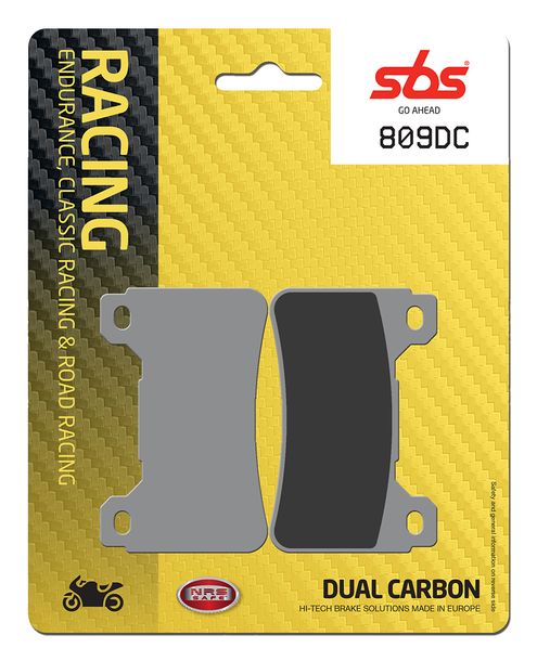 Bremsbeläge SBS 809DC Road Racing Dual Carbon