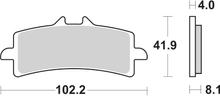 Bremsbeläge SBS 901DC Road Racing Dual Carbon