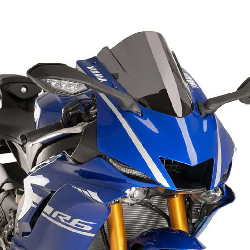 Beispielbild – Windschild Puig Z-Racing-Scheibe 275 x 270 mm mit ABE für Honda CBR600RR Bj. 2023 - 2025 – Produktbild kann ab