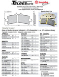 Brembo Pure Racing-Brake Pads Z04, M497Z04
