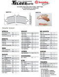 Brembo Pure Racing-Brake Pads Z10, M497Z10