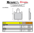 Brembo Pure Racing-Brake Pads Z04, M508Z04