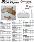 Brembo Pure Racing-Brake Pads Z04, M568Z04