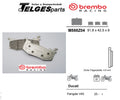 Brembo Pure Racing-Brake Pads Z04, M588Z04