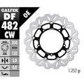Bremsscheibe Set Galfer 2x DF482CW WAVE® Complete mit ECE R90 Zulassung, schwimmend vorne 310x5mm für Yamaha FZ 8 N NA FZ8 Fa