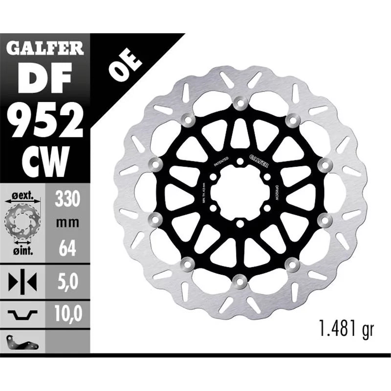 Beispielbild – Foto kann vom Original abweichen – GAL-DF952CW-2V2
