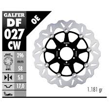 Bremsscheibe Galfer DF027CW WAVE® Complete mit ECE R90 Zulassung, schwimmend vorne 296x5mm für Honda CB F Hornet CBR RR Fireblade VFR VTR Firestorm 250 - 1000 ccm Bj. 1989 - 2005
