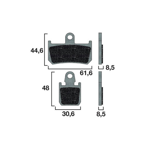 Beispielbild – Bremsbeläge Brembo 07YA46RC Carbon Keramik vorne für Yamaha MT-01 YZF-R1 1000 - 1700 ccm Bj. 2007 - 2016 – Pro