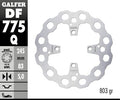Bremsscheibe Galfer DF775Q CUBIQ® mit ECE R90 Zulassung, starr hinten 245x5mm für Ducati R S Streetfighter ABS Panigale V4 Speciale SP Supersport 937 - 1198 ccm Bj. 2007 - 2023